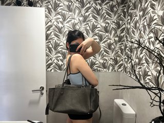 Bolso gris Piel