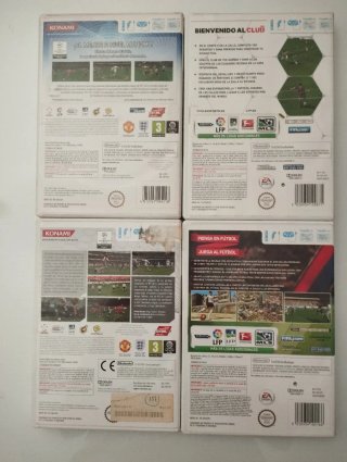 Pack 4 Juegos Wii: PES 2011, PES 2012, FIFA 12, FI