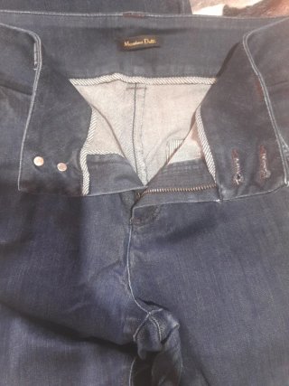 Pantalón pitillo azul