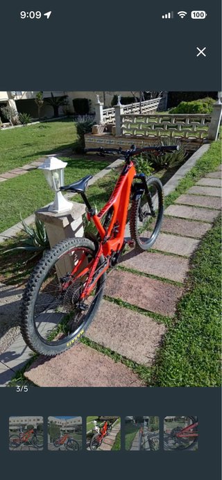 Bicicleta Specialized Roja Electrica