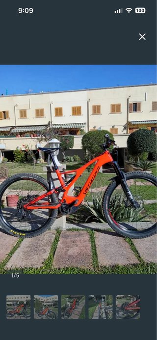 Bicicleta Specialized Roja Electrica