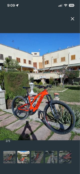 Bicicleta Specialized Roja Electrica