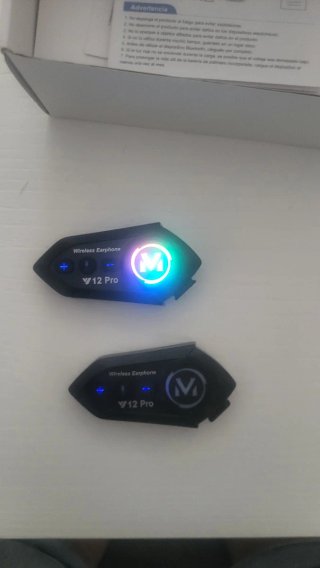 2 Intercomunicadores V12 Pro Moto Bluetooth