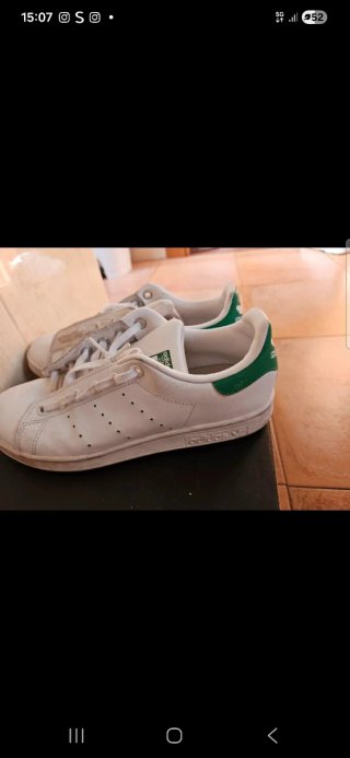 Zapatillas Adidas Stan Smith Blancas y Verdes