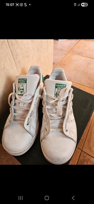 Zapatillas Adidas Stan Smith Blancas y Verdes