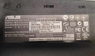 Monitor LCD Asus 24"