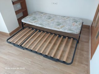 2 Camas Nido 190x90 con Colchones y Somieres