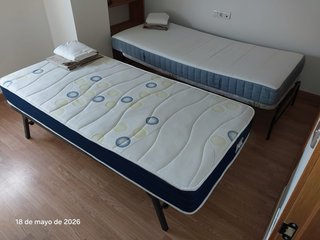 2 Camas Nido 190x90 con Colchones y Somieres