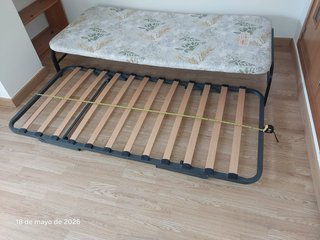 2 Camas Nido 190x90 con Colchones y Somieres