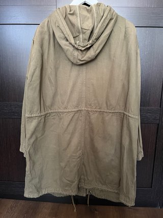 Parka verde Topshop con capucha