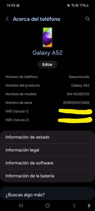 Samsung Galaxy A52 perfecto, dual sim, dos fundas