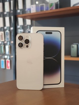 IPHONE 14 PRO MAX 128GB PLATA BAT. 100%