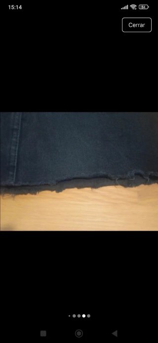 Minifalda vaquera negra Zara