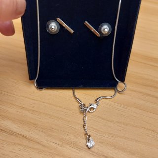 Conjunto Swarovski Gillian plata