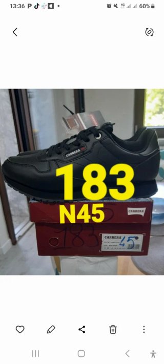Sneakers Sportive pelle firmate Carrera  N45