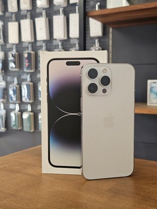 IPHONE 14 PRO MAX 128GB PLATA BATERIA 100%