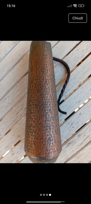 Vaso in rame anni '60