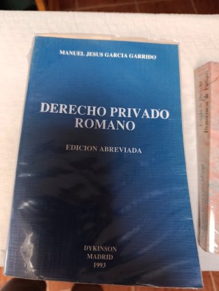 Libros de derecho privado romano