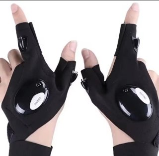 Guantes con luz LED