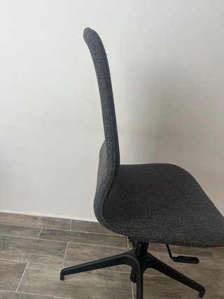 Silla de escritorio Ikea gris tela