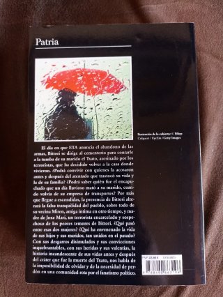 Pack 2 libros: Patria + La sombra del viento