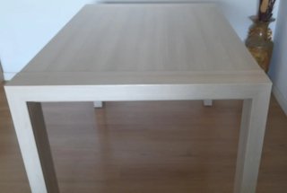 Mesa de salón de madera color beige/marrón
