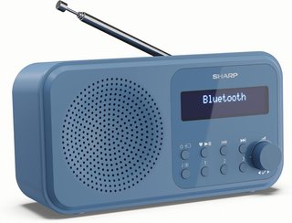 - Sharp radio digital portátil bluetooth azul