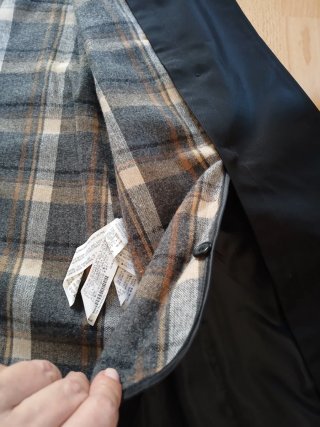 Trench Zara Negro con Forro Extraíble