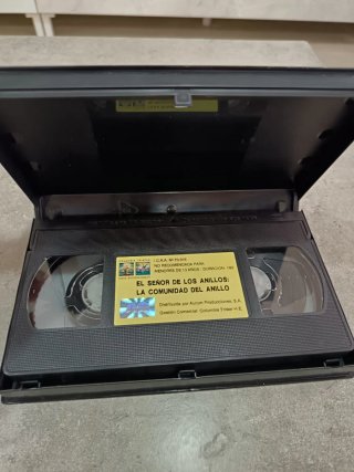 Película VHS El Señor de los Anillos