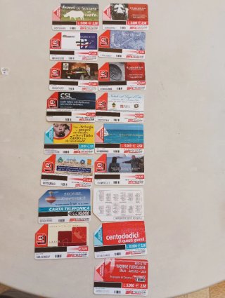 Lotto Schede Telefoniche Panini