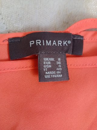 Blusa naranja Primark
