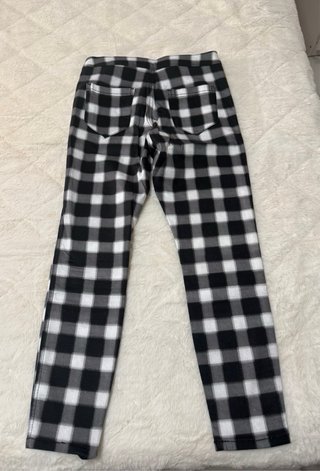 Pantalones ASOS cuadros blanco y negro