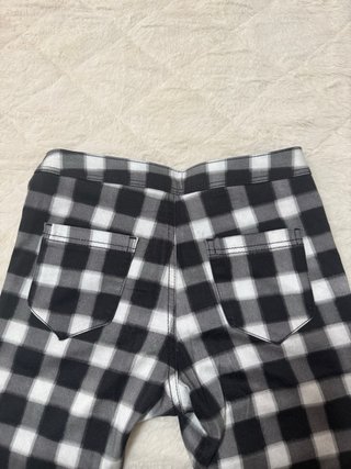 Pantalones ASOS cuadros blanco y negro