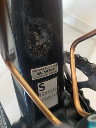 Bicicleta Giant TCR Negra y Azul