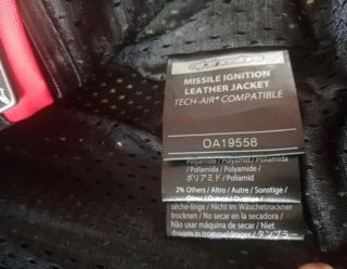 Chaqueta de motorista Alpinestars