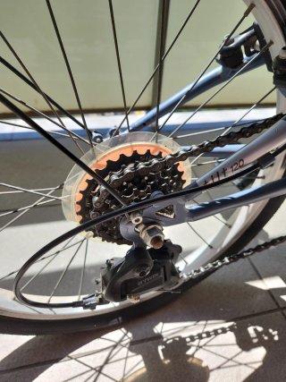 Bicicleta Plegable Gris + Acesorios