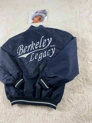 Chaqueta Bomber Zara Azul Talla S