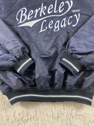 Chaqueta Bomber Zara Azul Talla S