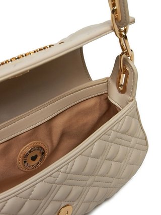 Borsa spalla Love MOSCHINO Quilted NUOVA Avorio