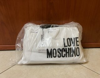 Borsa spalla Love MOSCHINO Quilted NUOVA Avorio