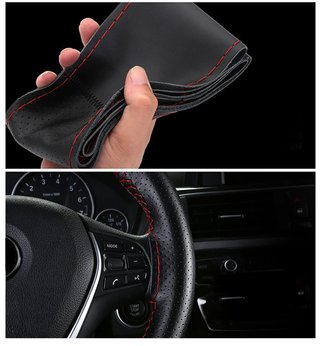 Capa Volante Pele Couro Seametal Carro Coche