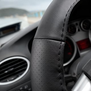 Capa Volante Pele Couro Seametal Carro Coche