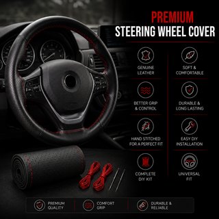 Capa Volante Pele Couro Seametal Carro Coche