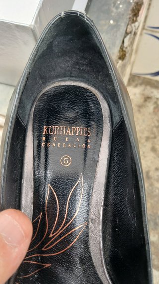 Zapatos de tacón negros talla 38