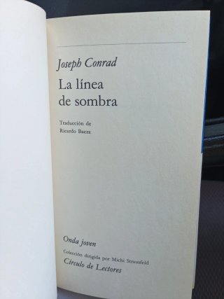 La línea de sombra una confesión