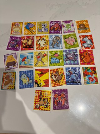 Cromos Pokémon para álbum