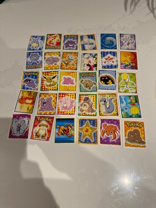 Cromos Pokémon para álbum