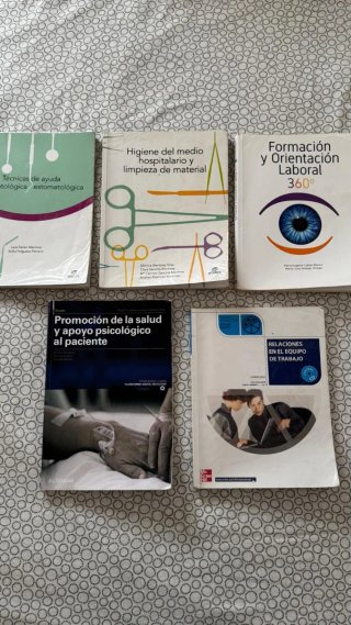 Lote de libros TCAE