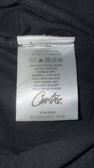 Camiseta Corteiz Talla L Negra