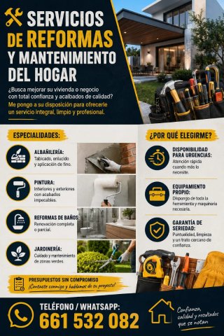Pintura y reformas en general